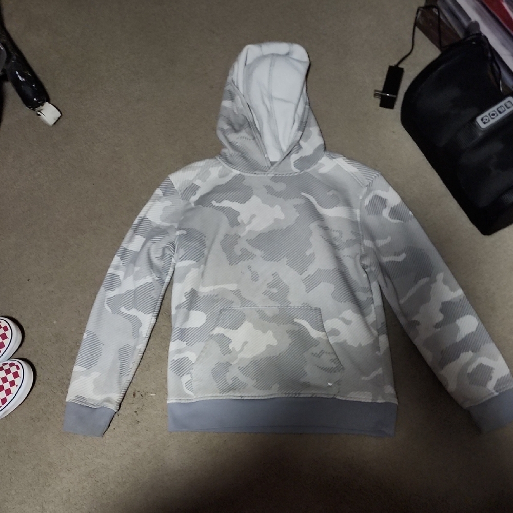 Gray Camouflage Hoodie
